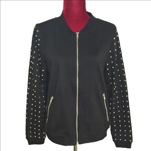 Guess Black Studded Women's Jacket Size Medium